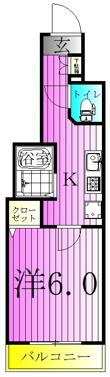 レーヴ　ドゥ　クレエ綾瀬 間取り