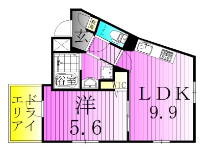 DIMORA北千住 間取り図