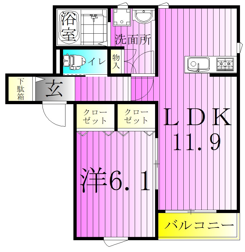 ル・リアン(Le　lien) 間取り図