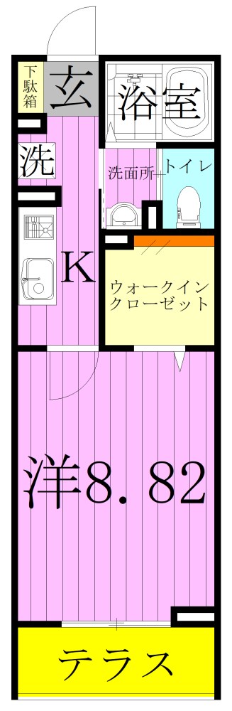 ステラ北綾瀬 間取り図