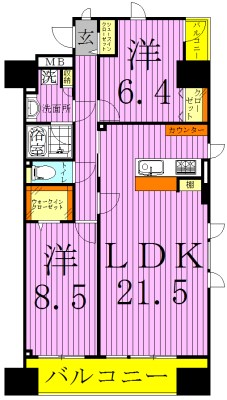 ロイヤルパークスシーサー南千住 間取り図