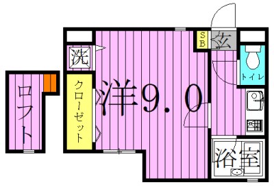 クレスト・イコウ 間取り図