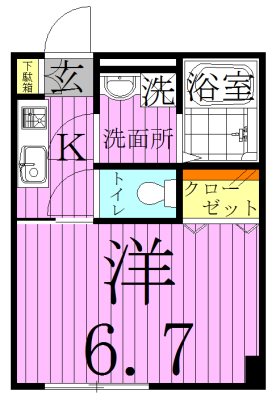 グランバリエ・２  間取り図