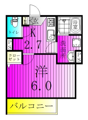 robot home 根本A 301号室 間取り