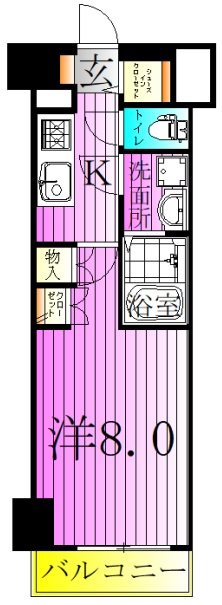 クレヴィスタ綾瀬Ⅱ 間取り図