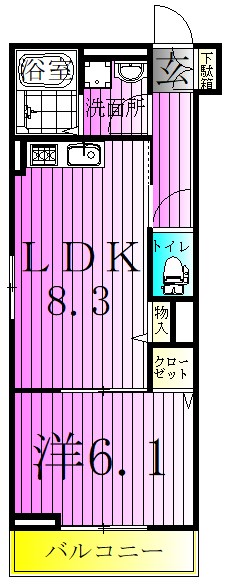 セレスティア扇Ⅱ 間取り