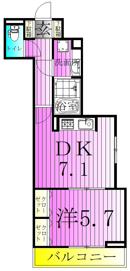 セレスティア扇Ⅱ 間取り図