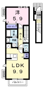 ファースト　グラース 間取り図