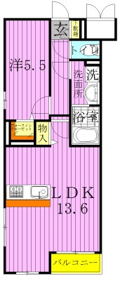ピエールマルミット2 間取り図
