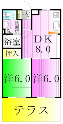 メゾン遠山２ 間取り図