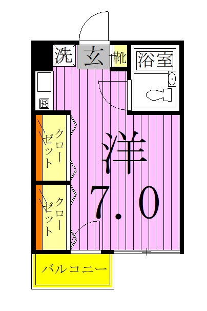 ＥＡ五反野 間取り図