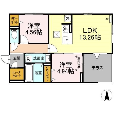 Marshall 間取り図