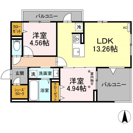 Marshall 間取り図