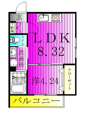AJ北松戸6 間取り