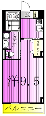 パーチェ・ＧＡＲＤＥＮ　２ 間取り図