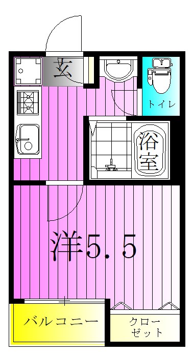 エクセラン柴又 間取り図