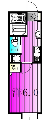 Bernhard SHINMATSUDO ～ベルンハルト新松戸～ 106号室 間取り