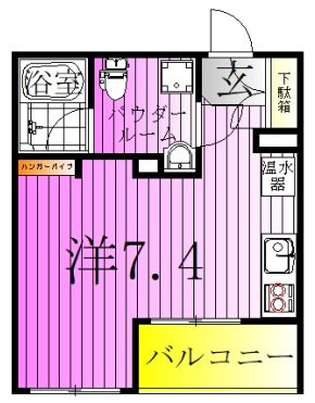 ランドヴィル千住柳町 間取り図