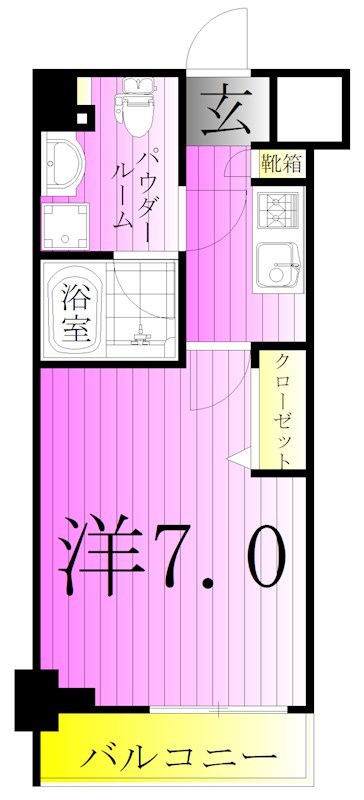 ラフィスタ金町 間取り図