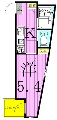 フォレノワール 間取り図