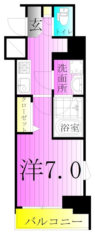 ラフィスタ金町 間取り図
