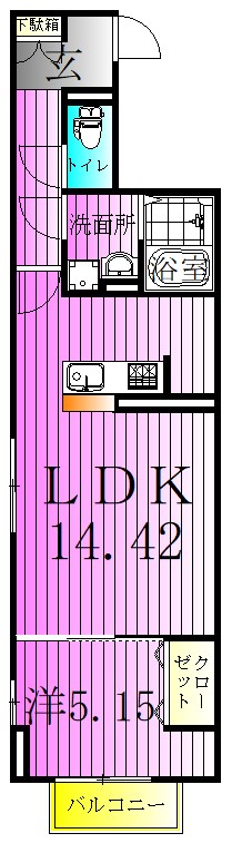 ルリアン加賀 間取り図