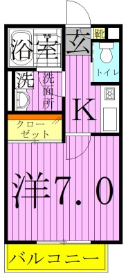 エスパーダ堀切菖蒲園 間取り図