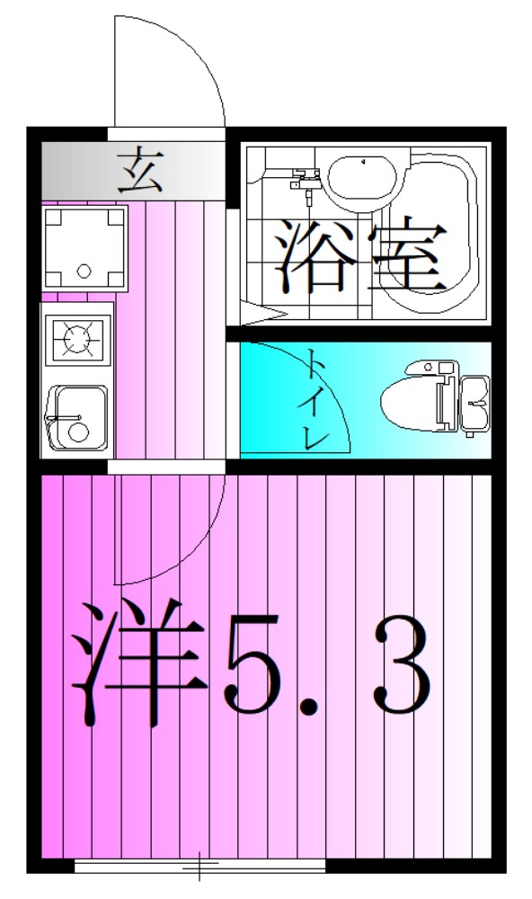 イルトラッツォ梅島 間取り図