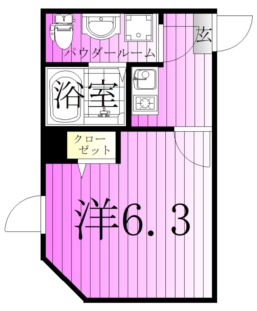 イルトラッツォ梅島 間取り図