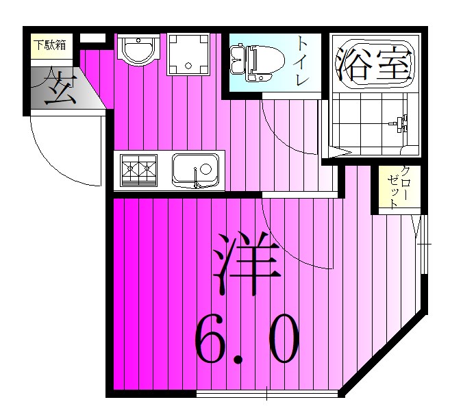 グランクオール北綾瀬 間取り図
