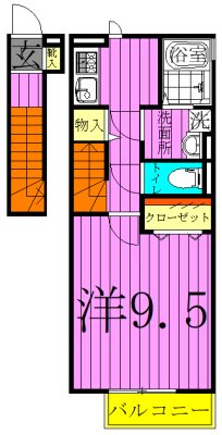 Ｅｔｅｒｎｏ　Ｌｕｎａ　Ｂ 間取り図