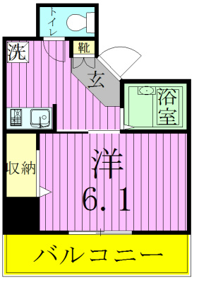ラグジュアリーガーデン東松戸 311号室 間取り