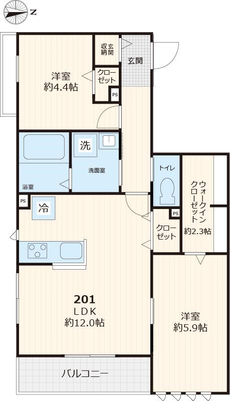 グレイス　Ｋ 間取り図