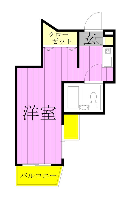 トップ北千住 間取り図