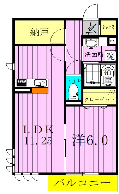 クレール　ド　ルネ 間取り図
