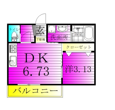 AJおおたかの森 301号室 間取り