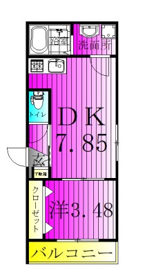 AJおおたかの森 303号室 間取り