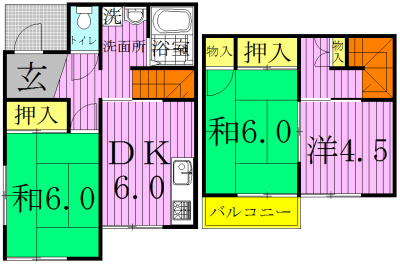 松丸1号棟 間取り