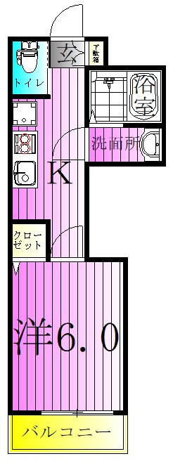 MELDIA八潮 間取り図