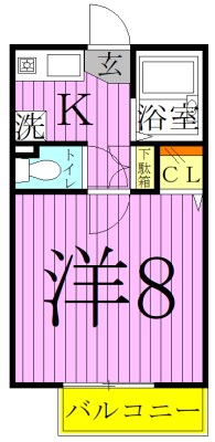 プランドール１ 間取り図