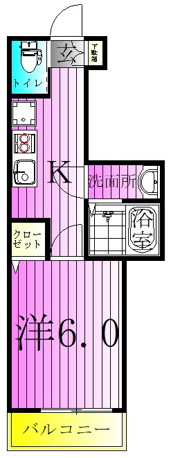MELDIA八潮 間取り図