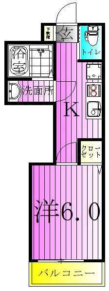 MELDIA八潮 間取り図