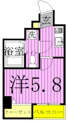 グランフォース西新井 間取り図