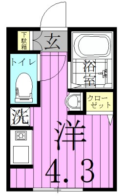 ＦＥＲＩＯ千住大橋駅前 間取り図
