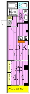 ビバーチェ 間取り図