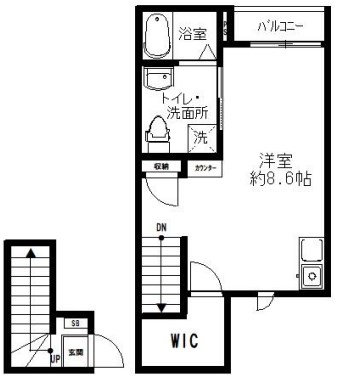フルール谷在家１ 間取り図