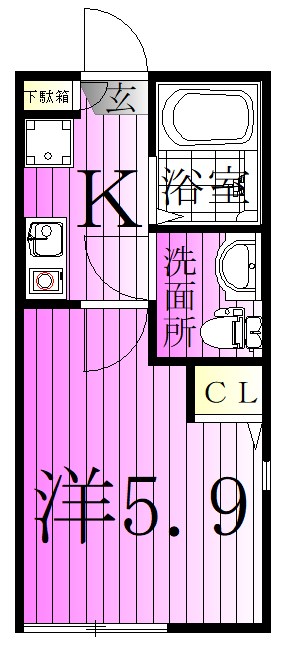 シエラグランデ亀有 間取り図