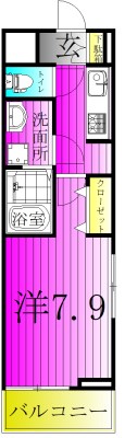 ソリヤ　エスティⅡ  101号室 間取り