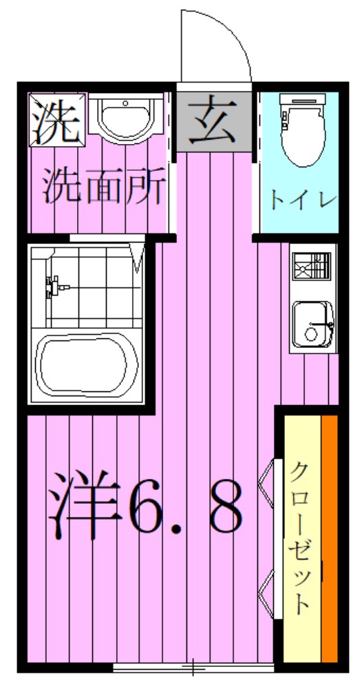 ヴェルメ江北 間取り図
