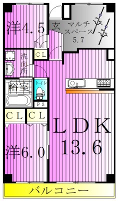 ラ・ティーダ堀切 間取り図